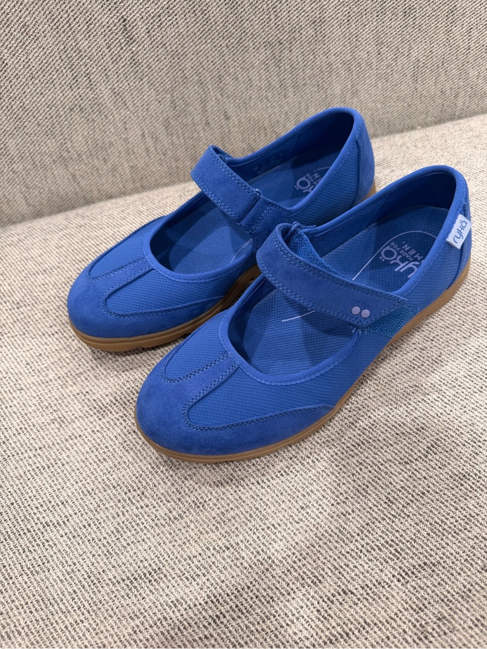Ryka Effortless Mary Jane Women's Flats in Dazzling Blue